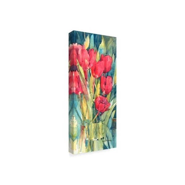 Annelein Beukenkamp 'Red Hot Tulips' Canvas Art,8x19